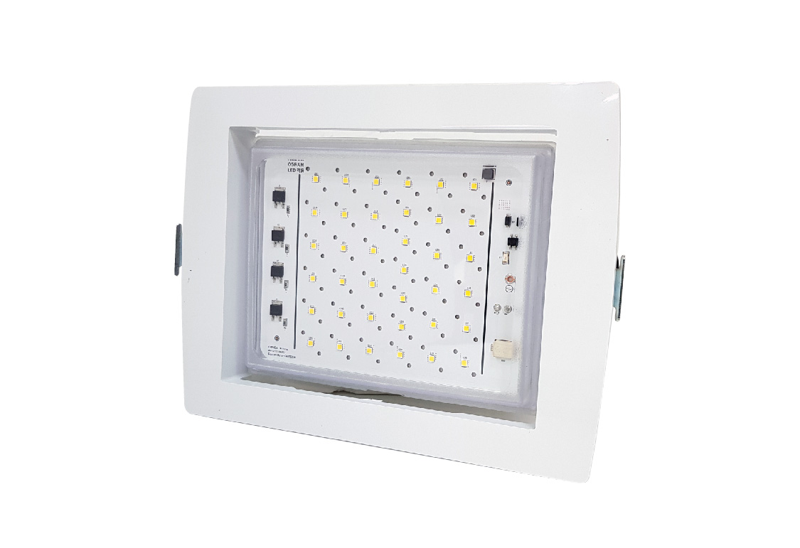 LED Flood Light, Tilt,  recessed 50W