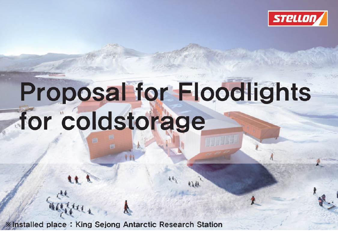 Proposal for floodlights for coldstorage