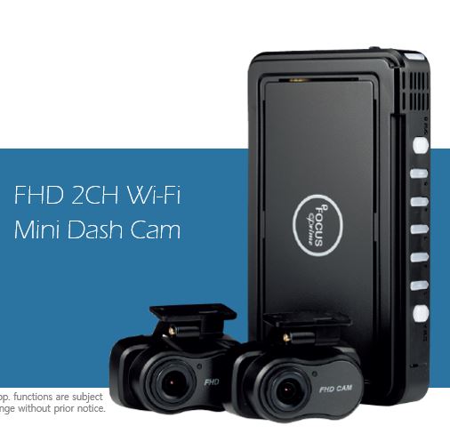 FHD 2ch Wi-Fi Dash Cam