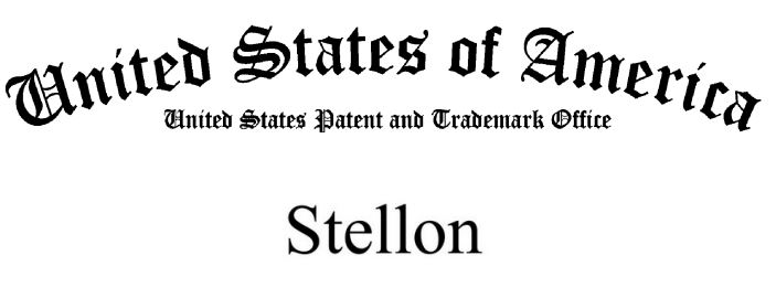 Patent of Trademark Stellon